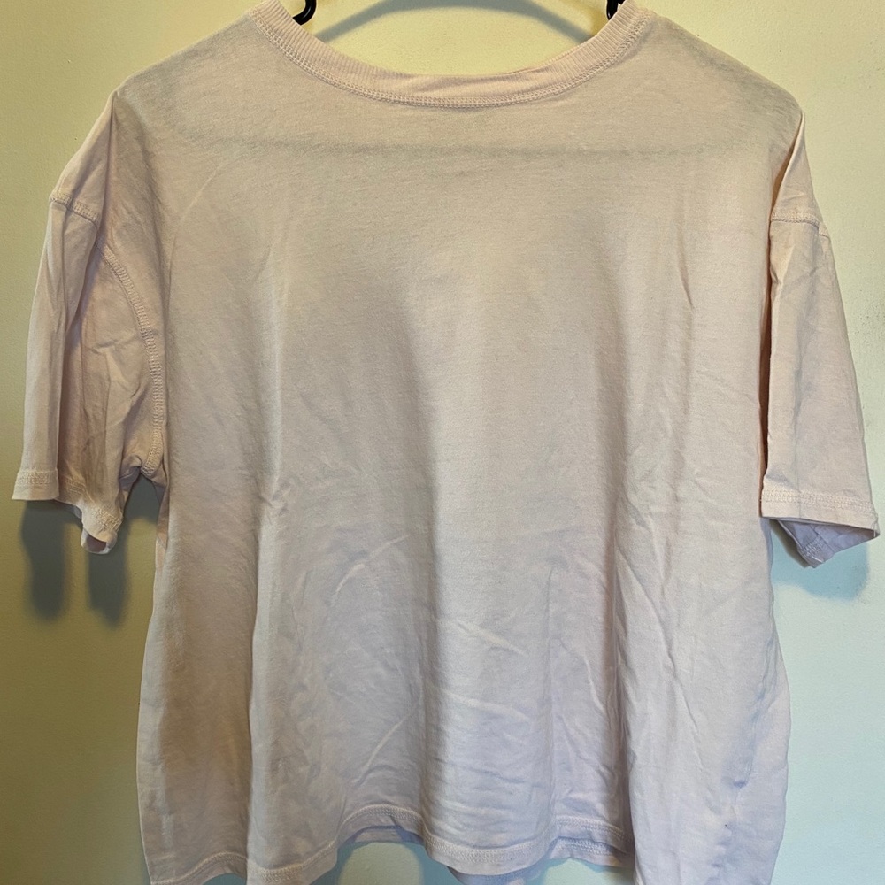 Pink crop t-shirt